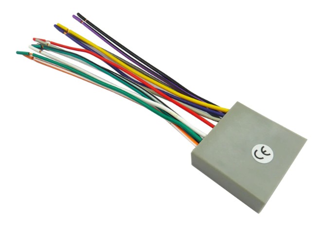 ปลั๊กเครื่องเสียงตรงรุ่น 17 pin Honda 2 (สีเทา) Plug adapter Audio