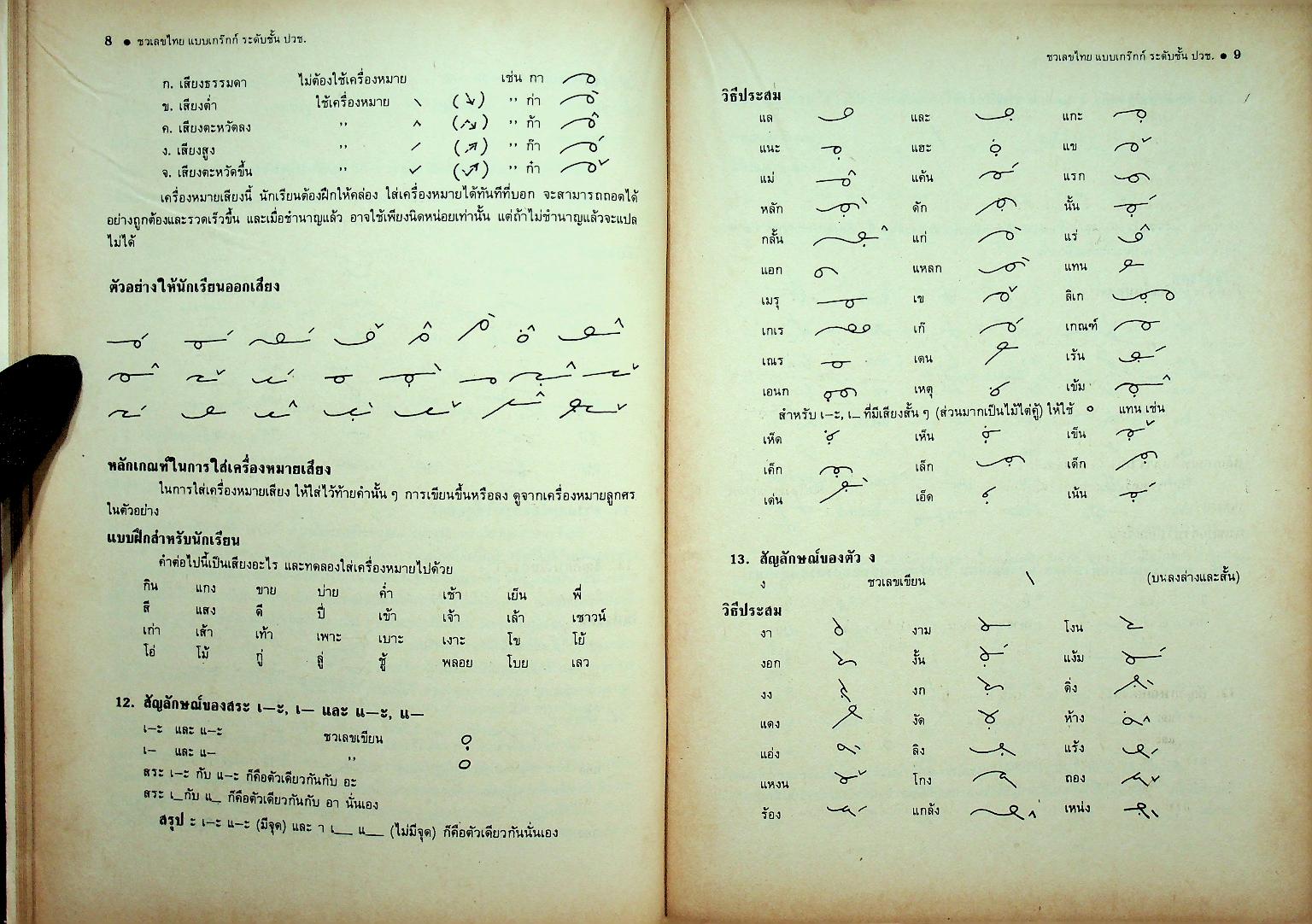 แบบเรียน และ แบบฝึกหัด ชวเลขไทย แบบเกร๊กก์ หลักสูตร ปวช. (2 เล่ม)