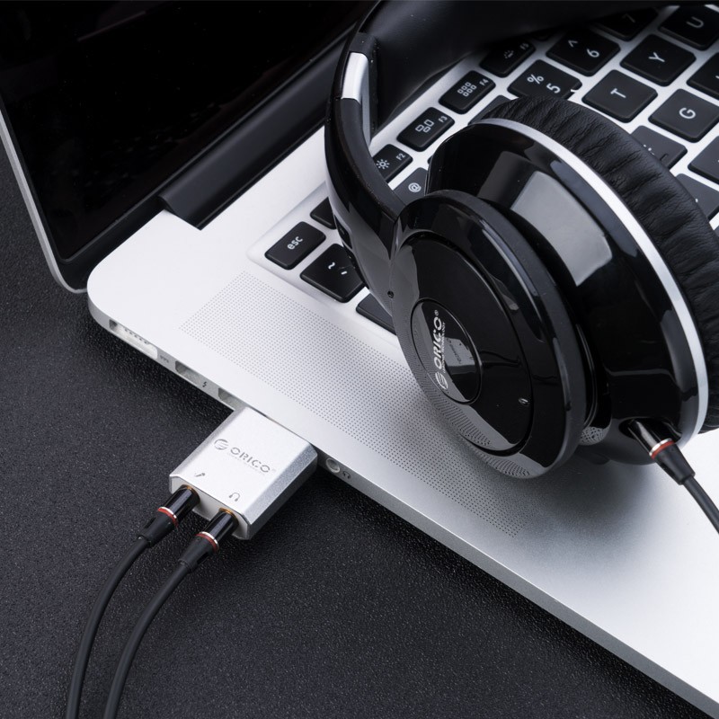 Sound Card usb 'Orico' SK02 ซาว์ดการ์ดตัวเล็ก