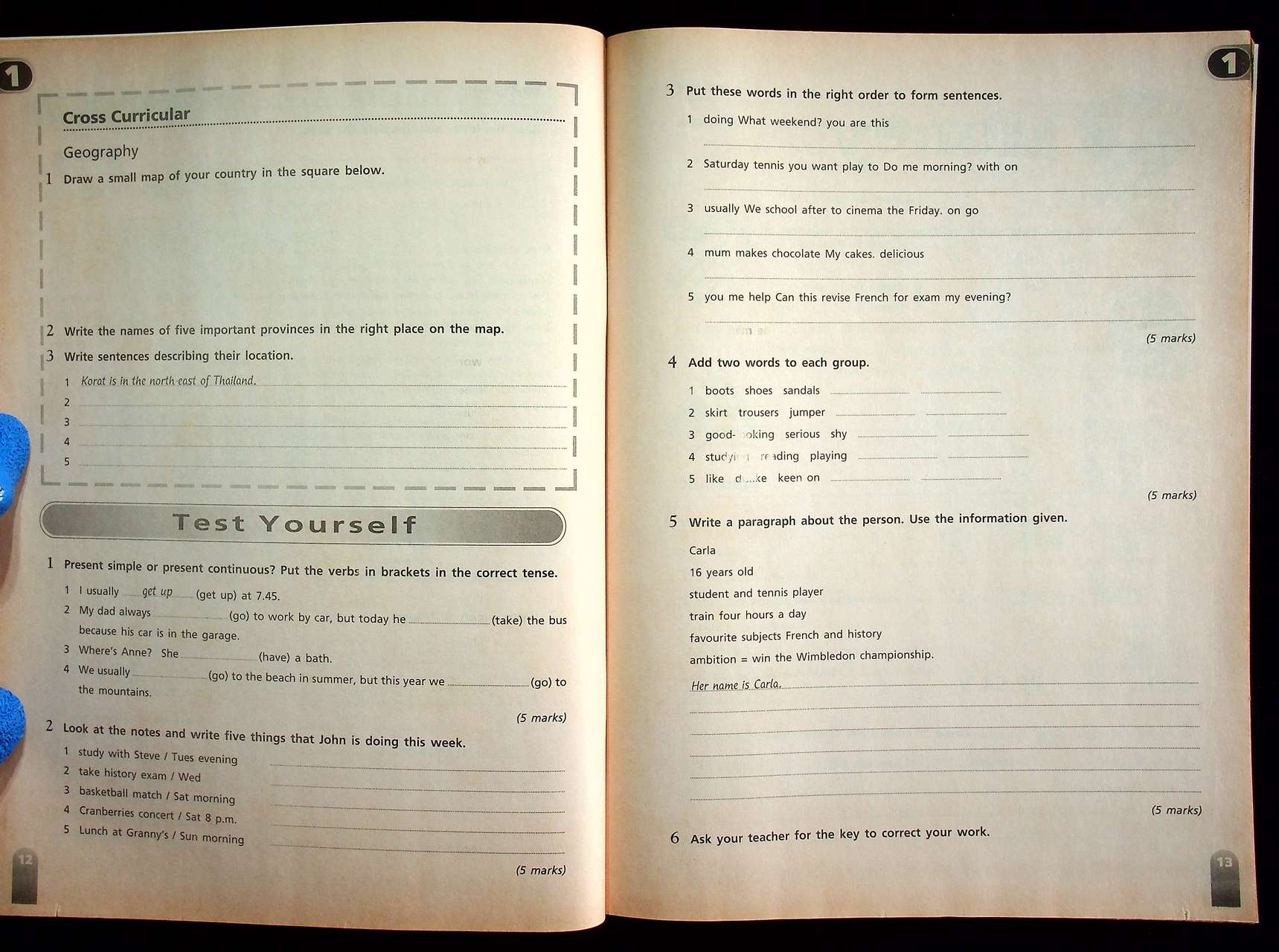 แบบฝึกหัดปฏิบัติกิจกรรม สาระการเรียนรู้พื้นฐาน ภาษาอังกฤษ Your Turn Workbook 2 ชั้นมัธยมศึกษาปีที่ 2 ช่วงชั้นที่ 3
