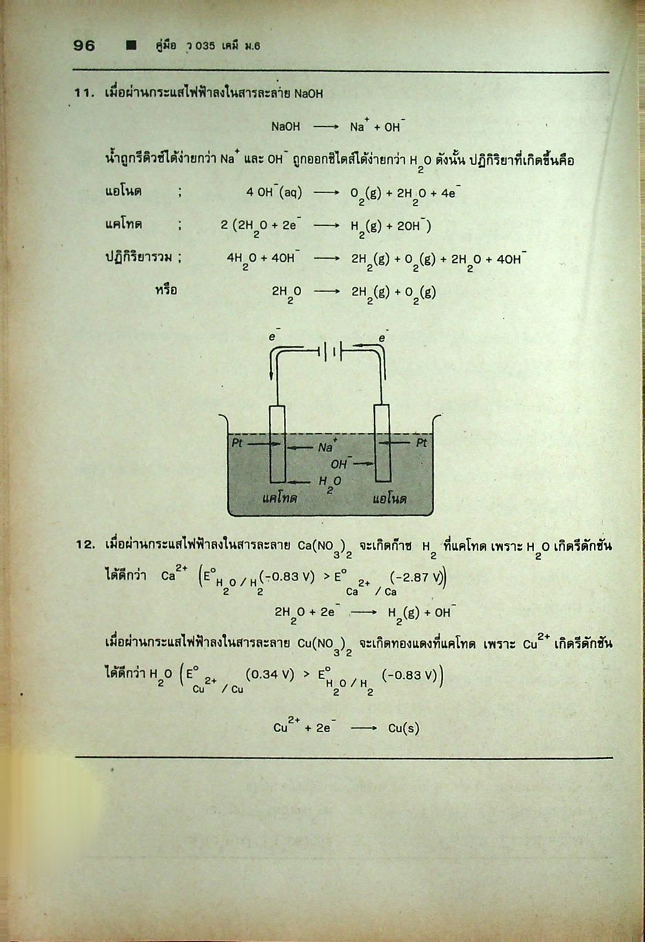 คู่มือ ว 035 เคมี ชั้นมัธยมศึกษาปีที่ 6 ภาคเรียนที่ 2