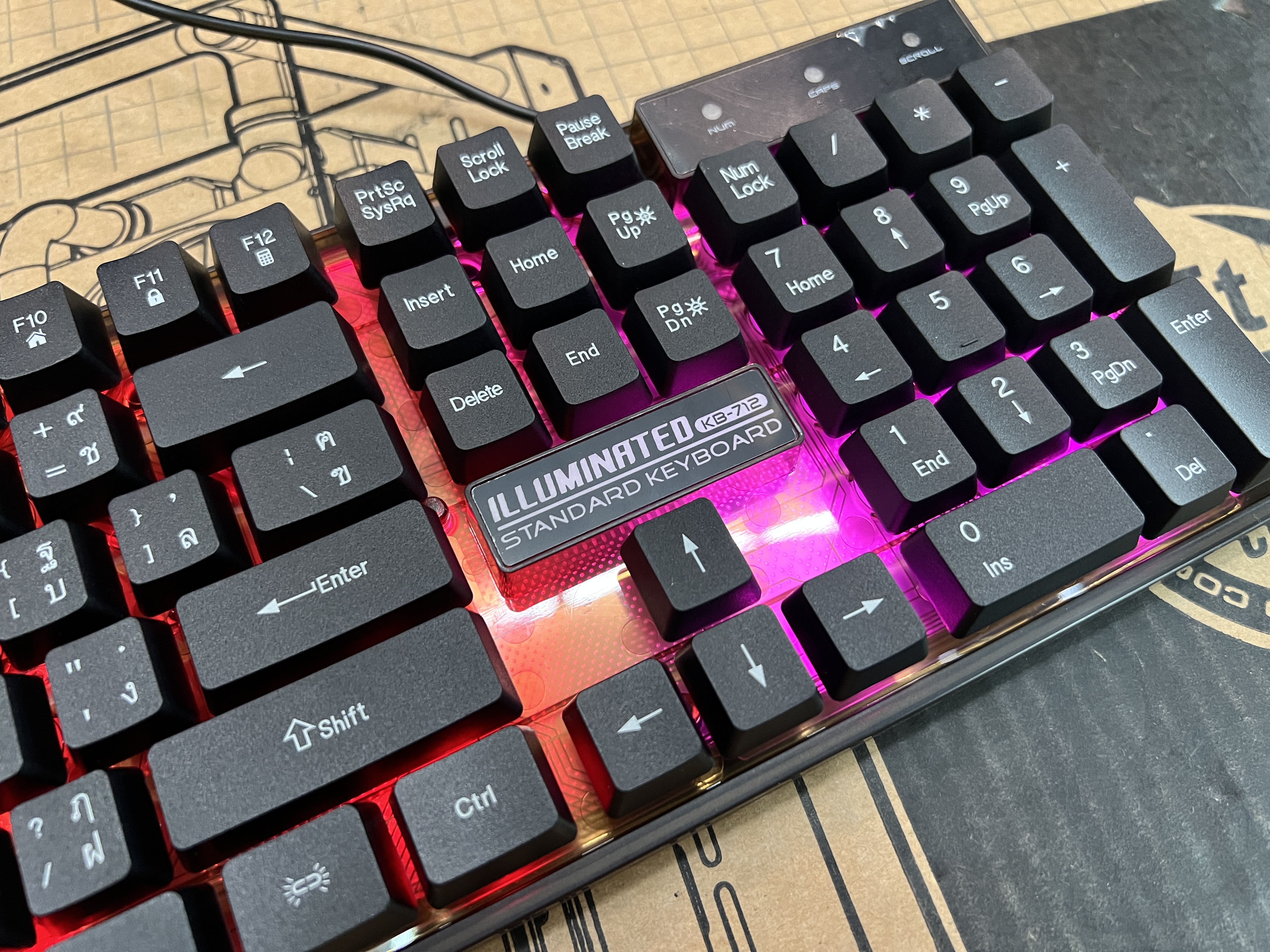 แนะนำคีย์บอร์ดเล่นเกมส์ Signo KB-712 ราคาประหยัด แต่โครตน่าใช้