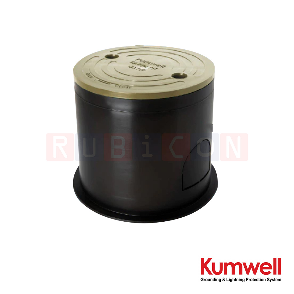 KUMWELL GXPIP-GR บ่อกราวด์พลาสติก (ABS Inspection Pit/Base for ABS Inspection Pit ) ขนาด 130x150x120 mm (Green Cover)