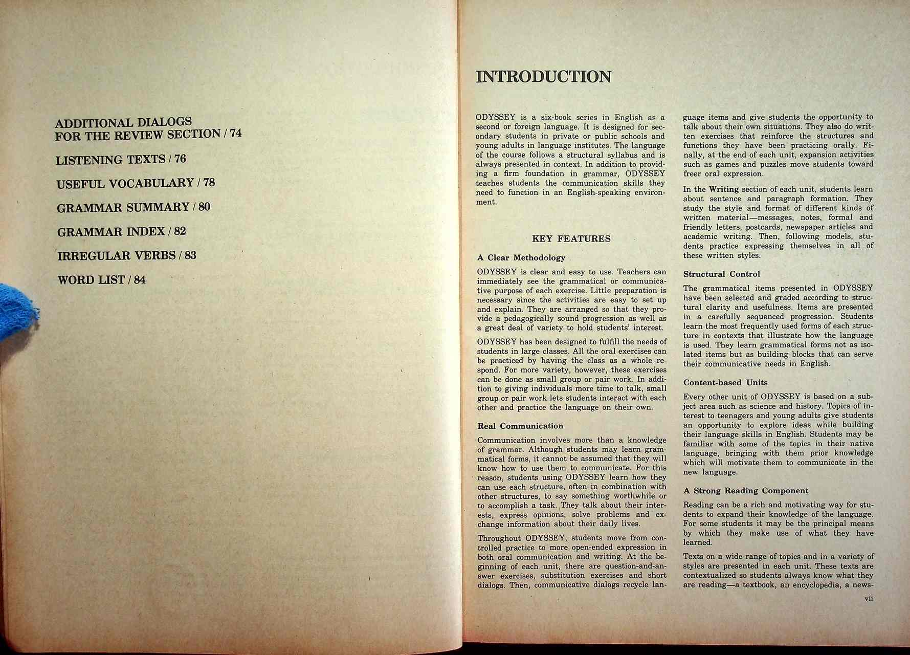 หนังสือเรียนภาษาอังกฤษ รายวิชา อ 015 - อ 016 วิชาหลัก 5 - 6 ODYSSEY A Communicative Course in English STUDENT'S BOOK 3 ชั้นมัธยมศึกษาปีที่ 3