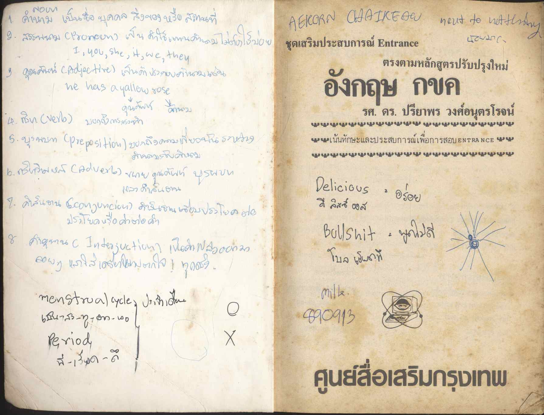 ชุดเสริมประสบการณ์ Entrance อังกฤษ กขค