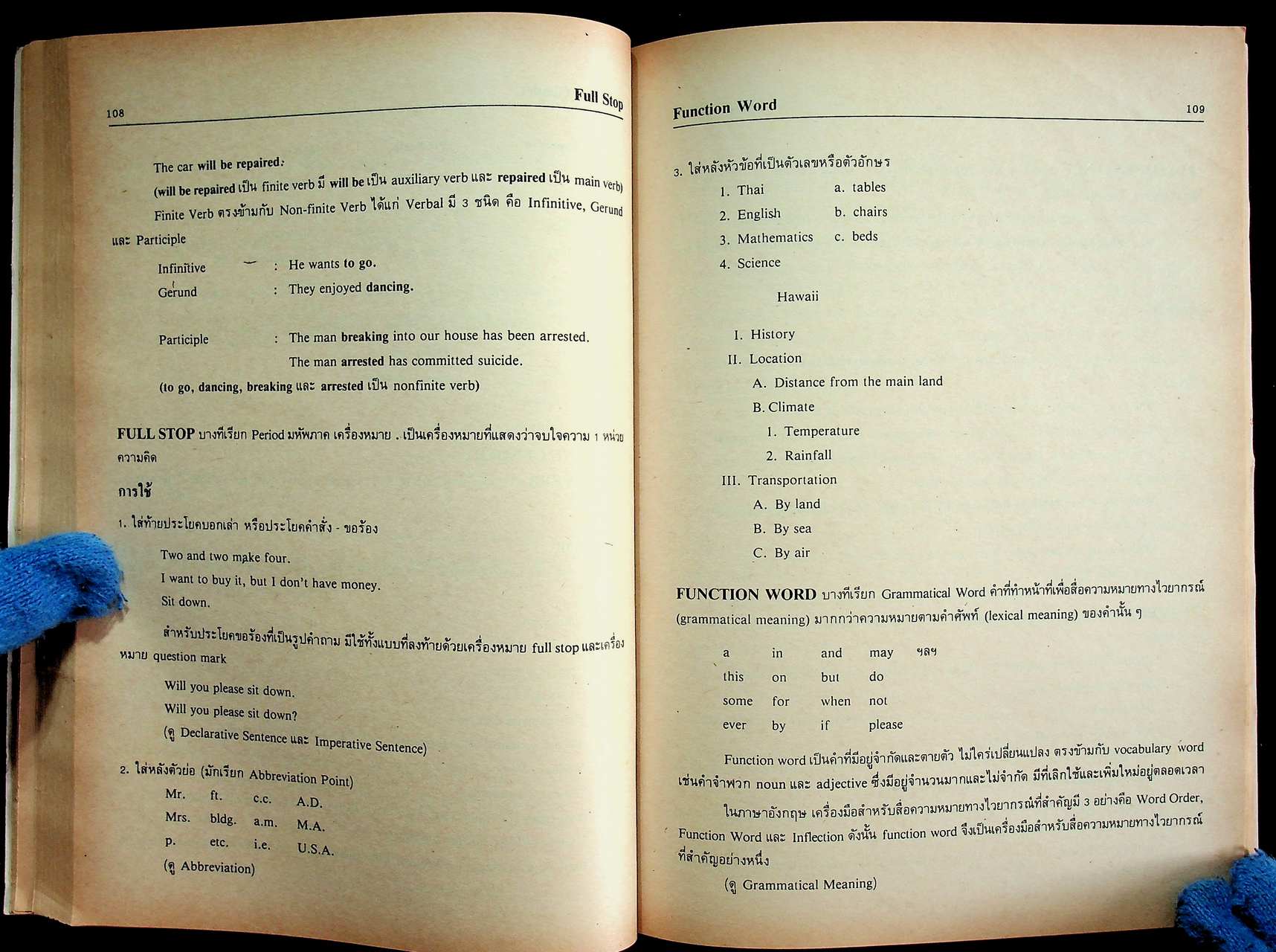 DICTIONARY OF ENGLISH GRAMMATICAL TERMS ปทานุกรมศัพท์ไวยากรณ์อังกฤษ