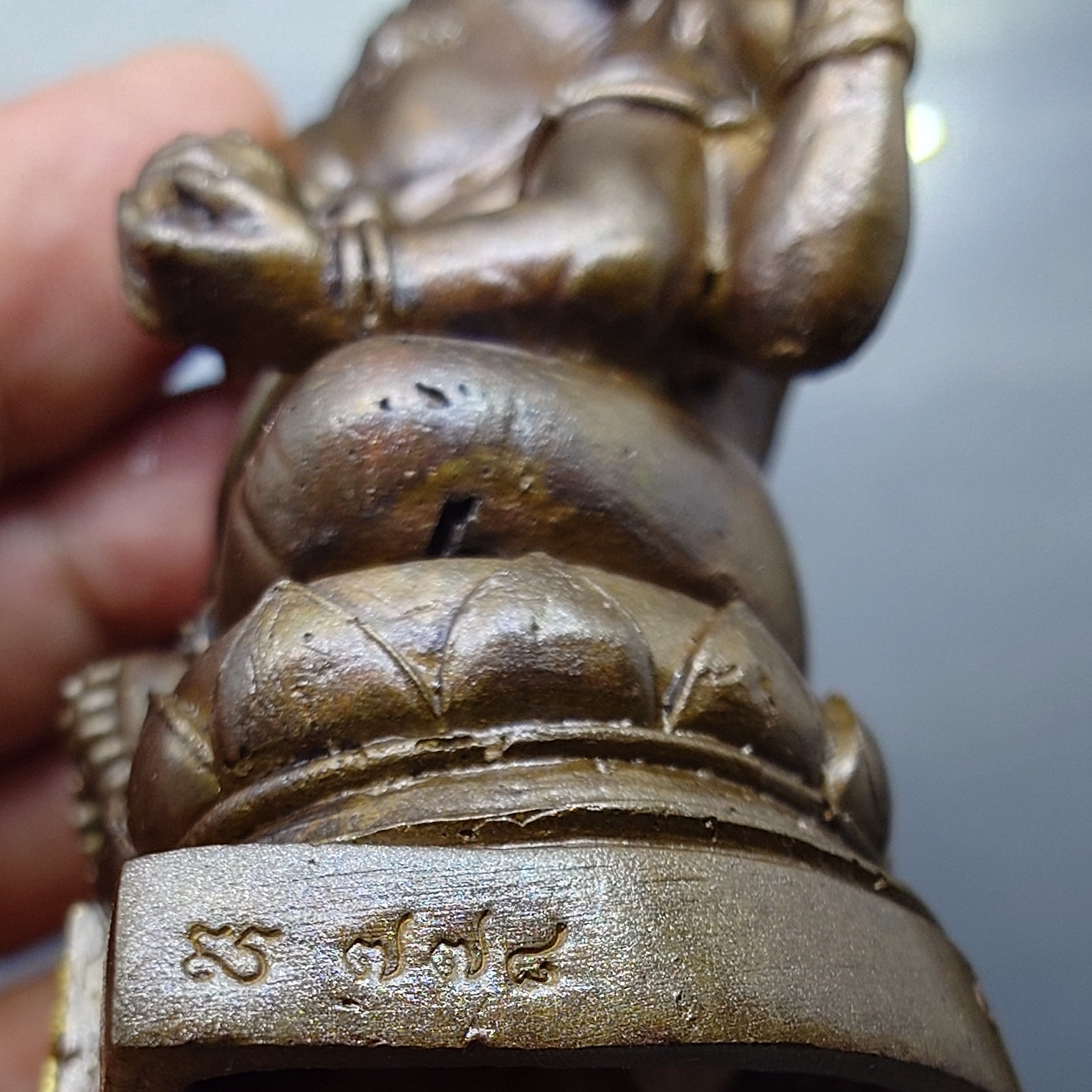 พระพิฆเนศ เฉลิมพระเกียรติ สธ 50 ปี เนื้อสัมฤทธิ์ คณะโบราณคดี มหาวิทยาลัยศิลปากร สร้าง ปี2548