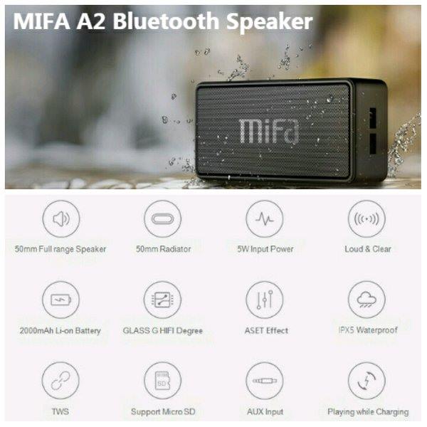 Mifa A2 ลำโพงบลูทูธแบตทนๆ