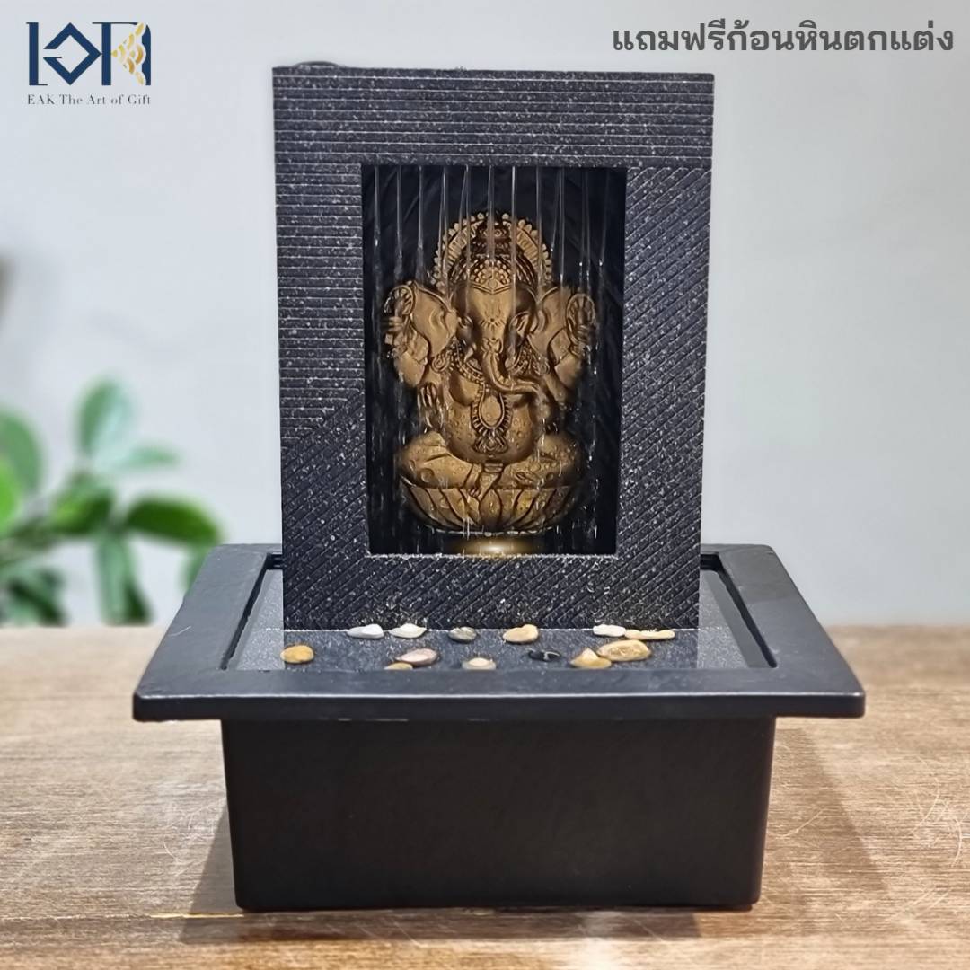 น้ำพุน้ำล้นตั้งโต๊ะ รุ่นม่านน้ำไหลมี4แบบ น้ำตกจำลอง น้ำพุแต่งบ้าน น้ำล้นน้ำผุดมงคล ของขวัญ ของเสริมฮวงจุ้ย