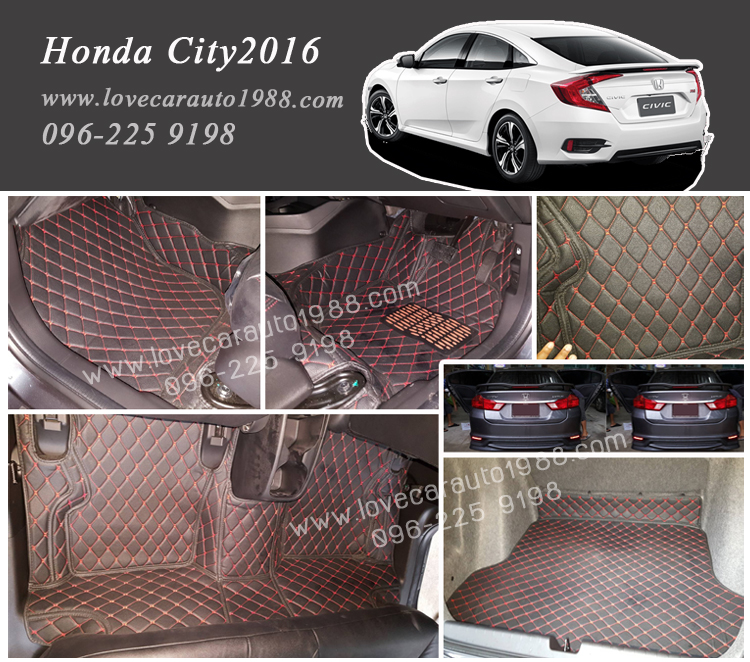 พรม 6D Honda City