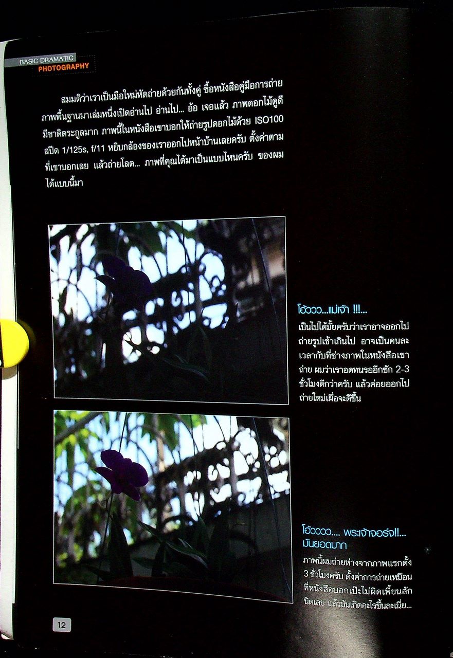 Basic DRAMATIC PHOTOGRAPHY พื้นฐานการถ่าย ภาพมีชีวิต เชิงศิลปะ