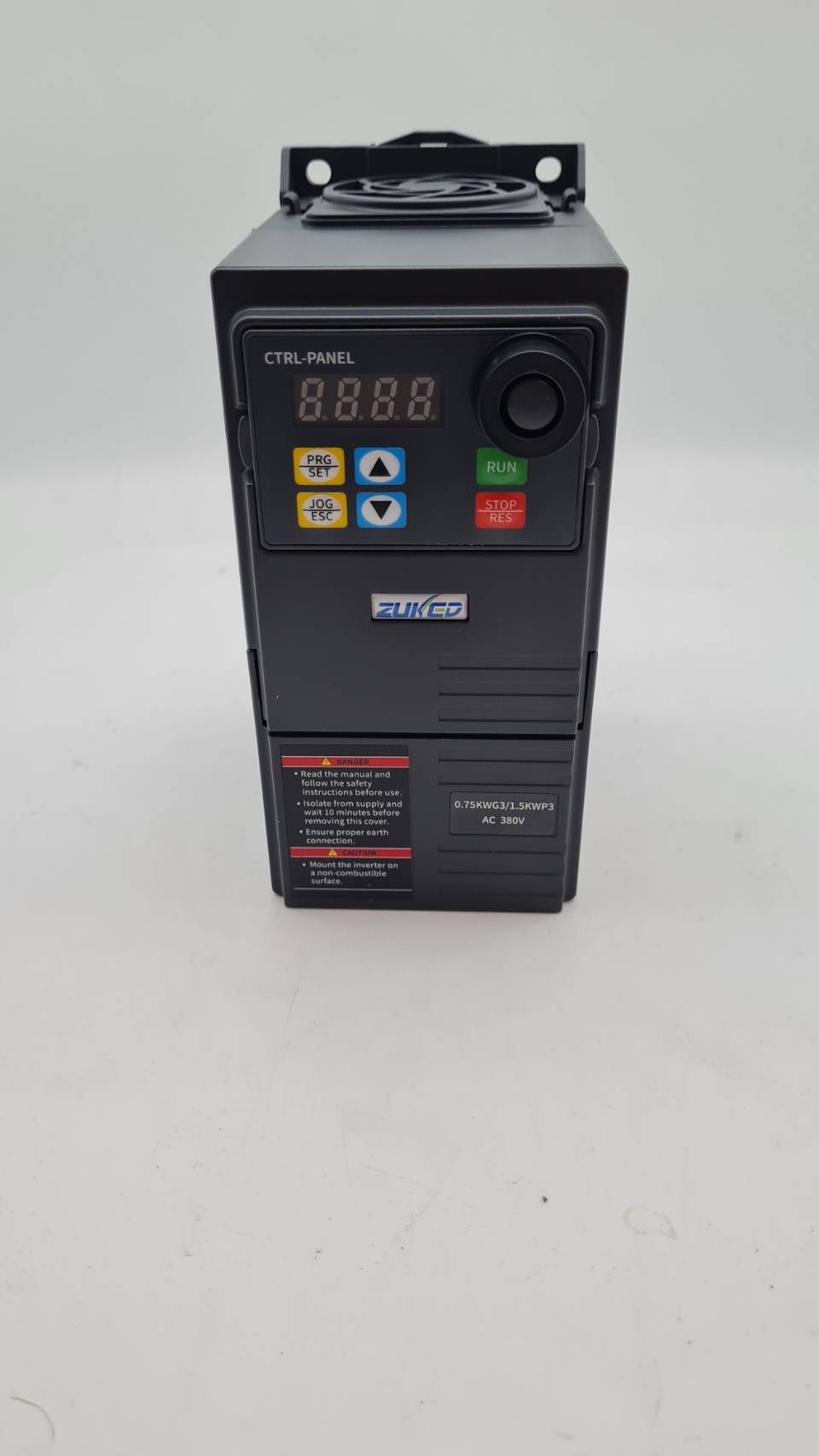 อินเวอร์เตอร์ 750W 380V 3เฟส ควบคุมความเร็วรอบมอเตอร์ใช้กับงานสายพานลำเรียง