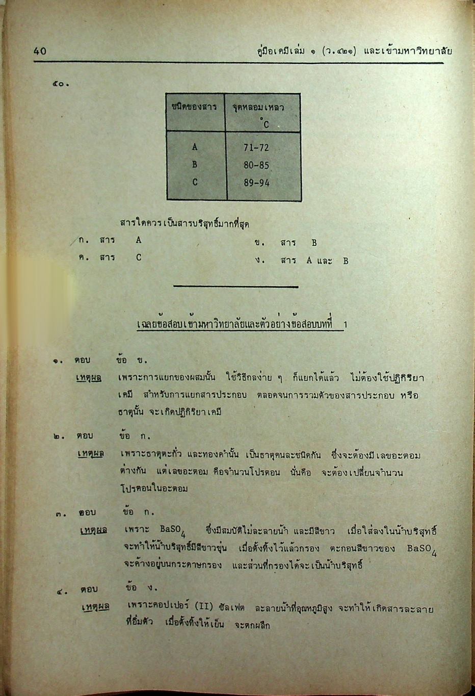 MODERN CHEMISTRY FOR ENTRANCE เล่ม 1-4