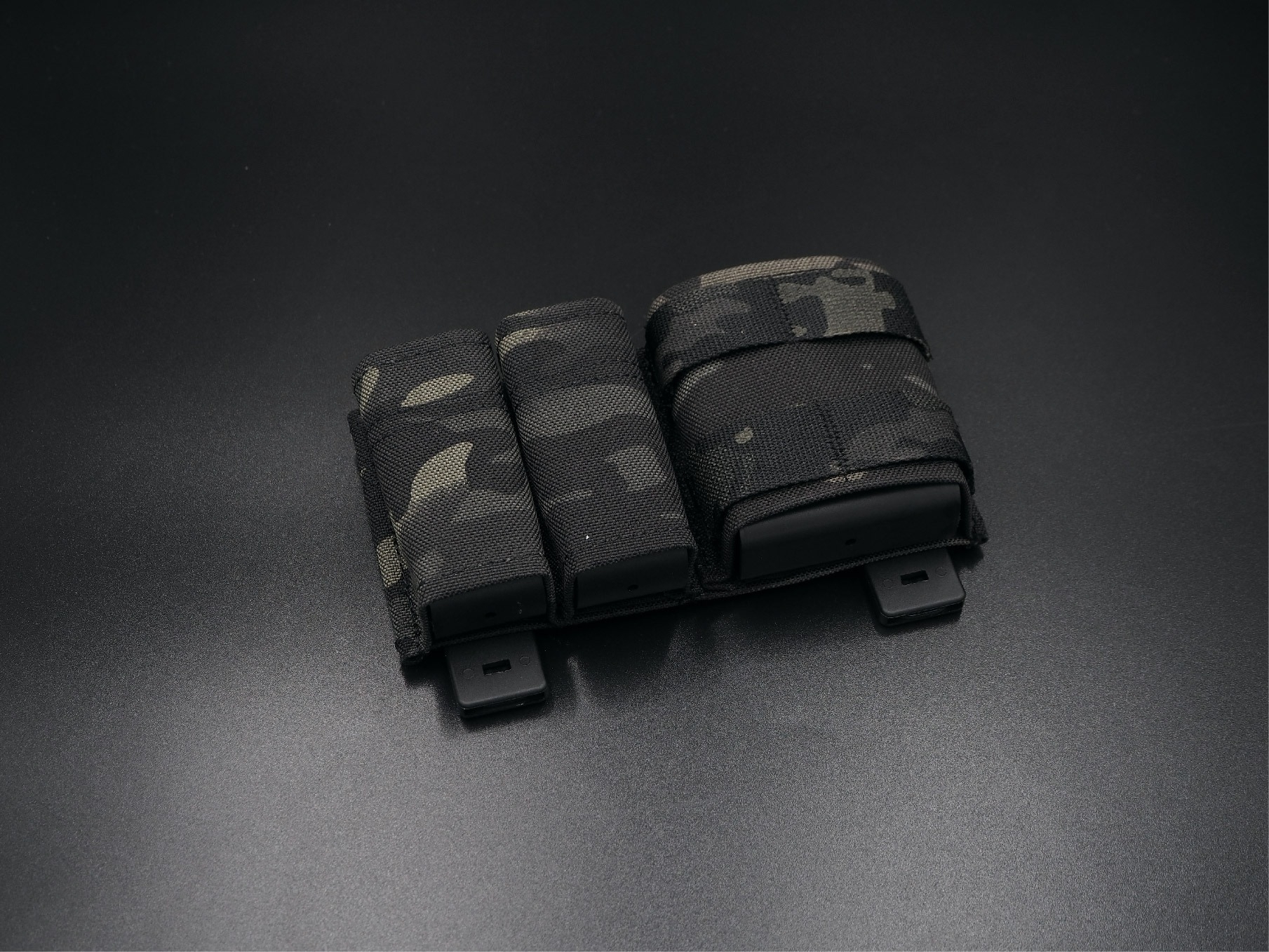 🇹🇭 1131 ไทยแลนด์ แทคติคอล ซองแม็กกาซีน 2+1 ( Wosport ) FAST 9MM & 5.56 Double Mag Pouch [ MG-F-06 ]