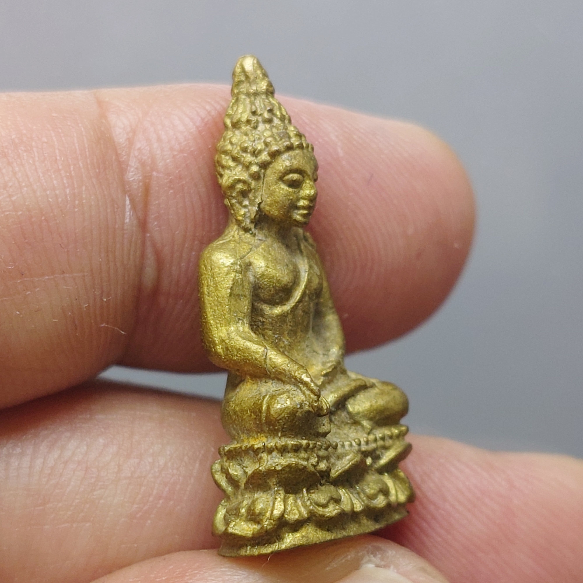 พระกริ่งไพรีพินาศ ญสส 80 พรรษา สมเด็จพระญาณสังวร สมเด็จพระสังฆราช เนื้อทองเหลือง วัดบวรนิเวศวิหาร ปี2536 พร้อมใบประกวด รางวัลที่2