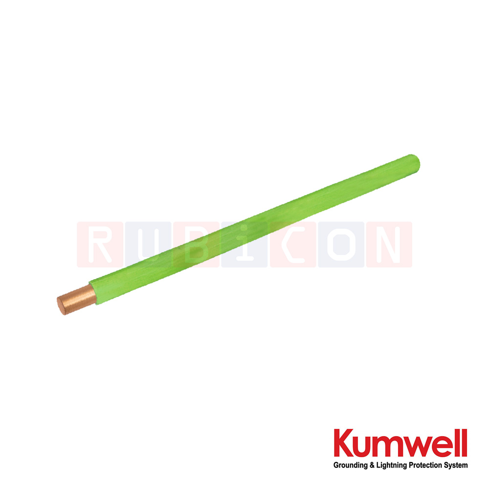 KUMWELL COSC-9.5P-LSHF ตัวนำวงกลม (LSHF หุ้มทองแดงแข็ง) (Circular Conductor (LSHF Covered Solid Copper) Conductor Dia. 9.5 mm (70 mm²)