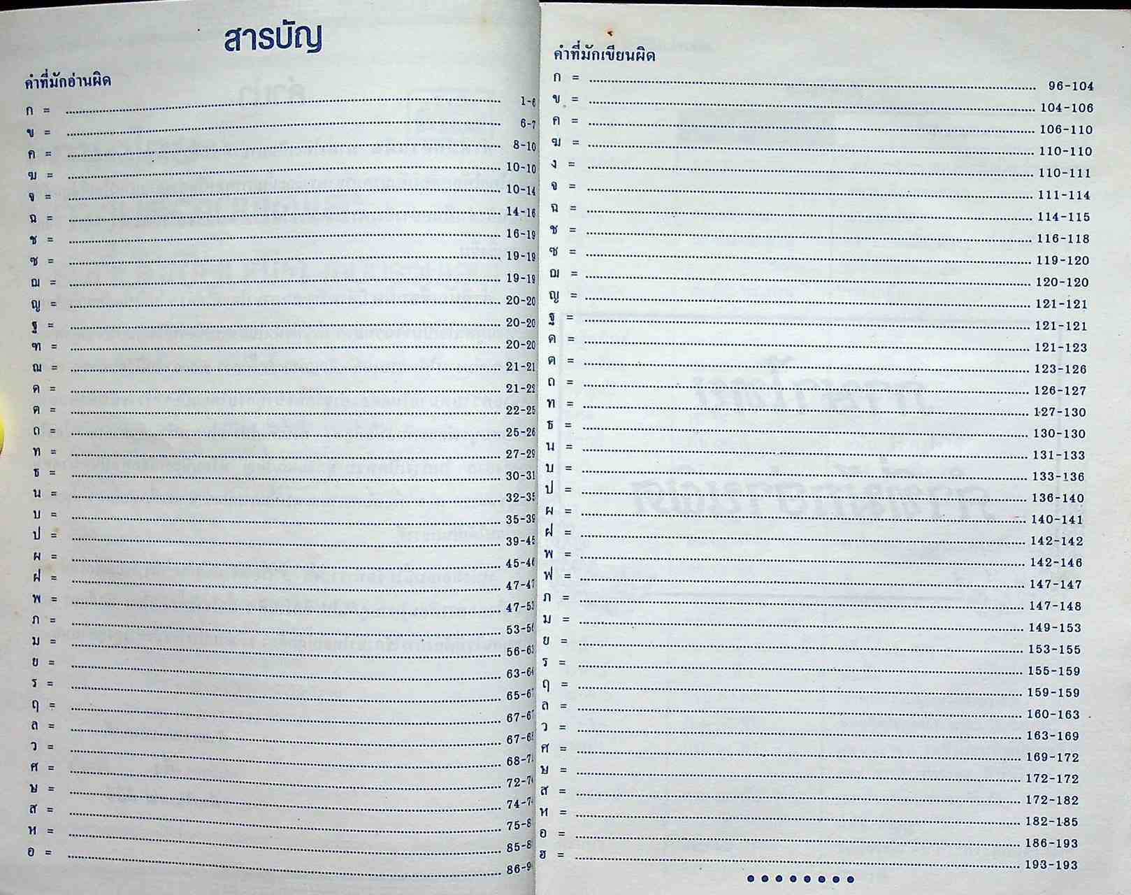 ภาษาไทย คำที่มักอ่านผิด และคำที่มักเขียนผิด (ฉบับรวมเล่ม)