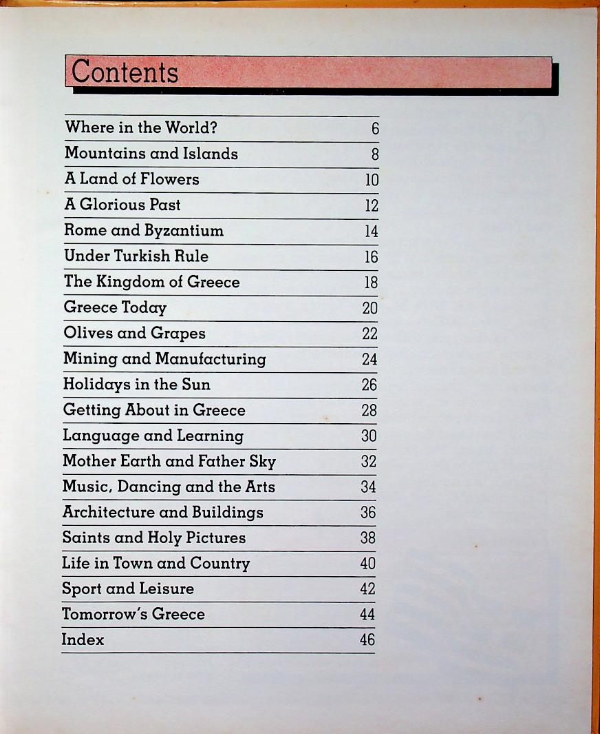 PEOPLE & PLACES Greece