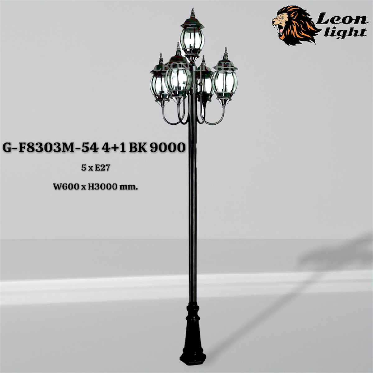 G-E8303M-54 4+1 BK 5xE27