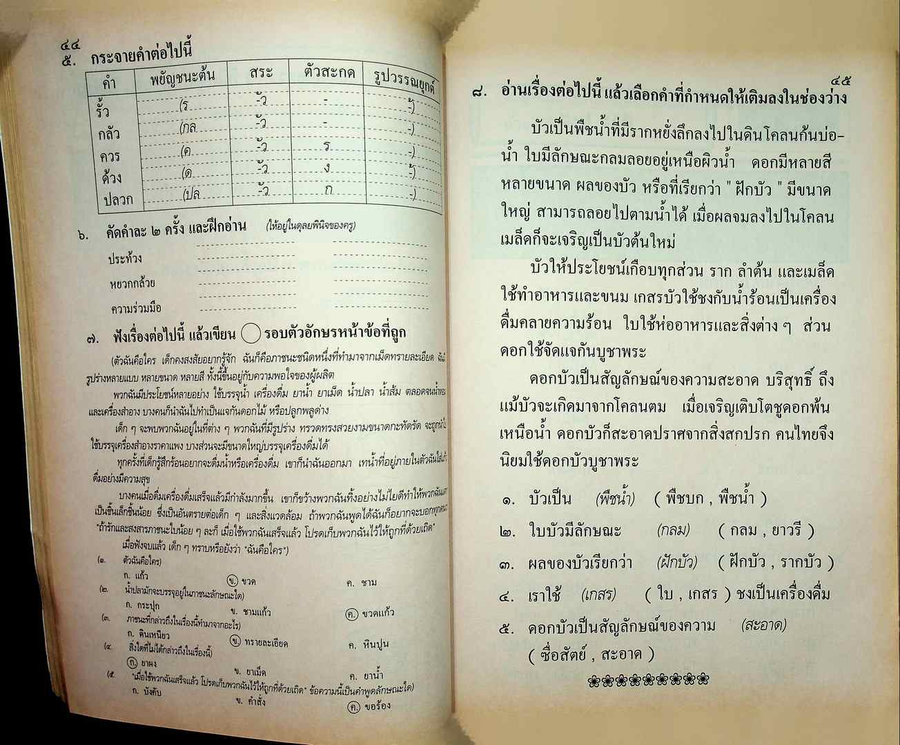 แผนการสอน กลุ่มทักษะภาษาไทย 2 ในยุคโลกาภิวัฒน์