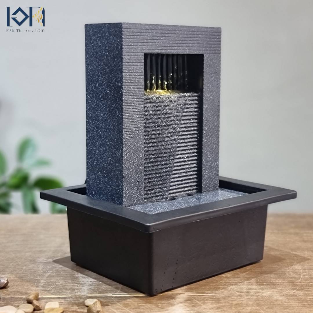 น้ำพุน้ำล้นตั้งโต๊ะ รุ่นรหัสสินค้า24101L อ่างน้ำล้นเสริมฮวงจุ้ยแต่งบ้าน น้ำพุล้นตั้งโต๊ะ น้ำตกไหลเป็นสายคล้ายฝน