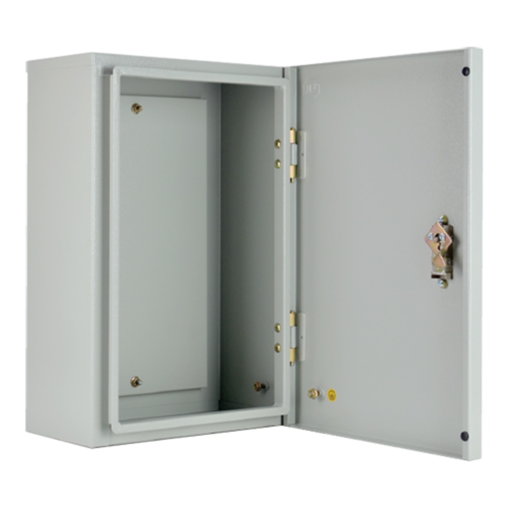 ตู้เหล็กกันน้ำไม่มีหลังคา KBSN 9006 ขนาด 600x760x250 mm.