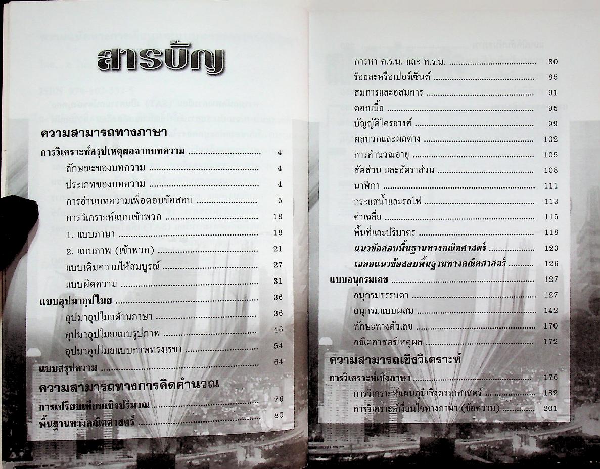 ความถนัดทางการเรียน & แบบทดสอบเชาวน์ปัญญา
