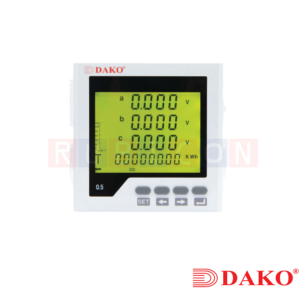 "DAKO" DN-3D3Y-O มิเตอร์จอแสดงผล LED (มัลติฟังก์ชั่น LCD 3 เฟส) METER LED DISPLAY