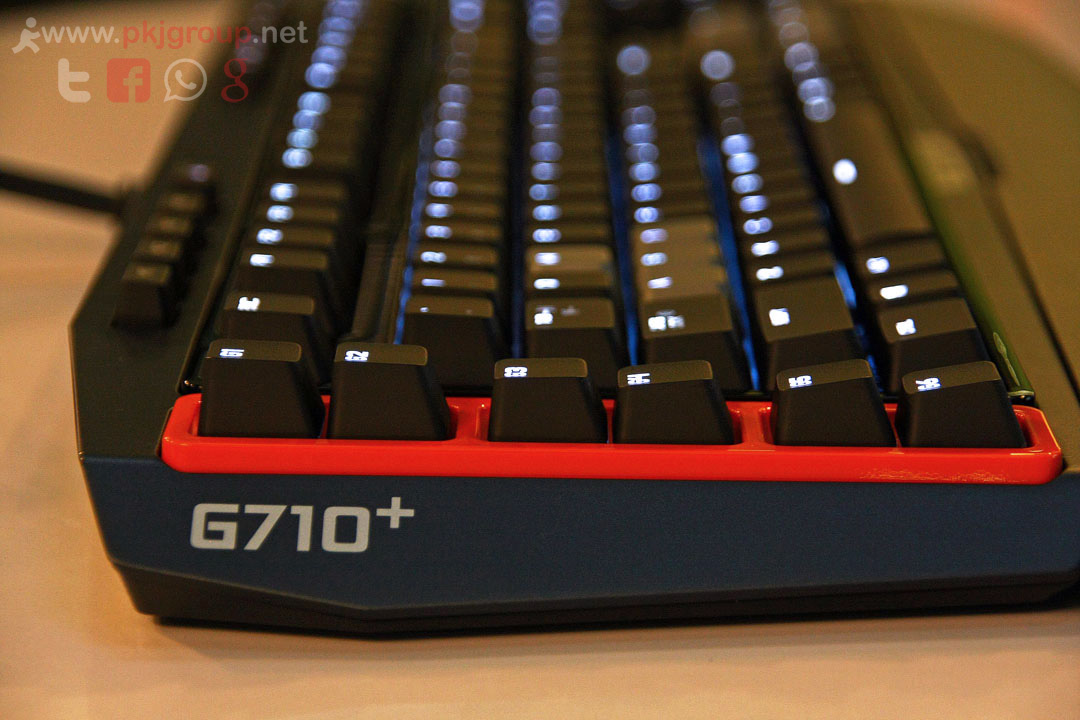 Logitech G710+ คีย์บอร์ดเกมส์ Cherry Switch ไฟสีขาว ราคาพิเศษ(รีวิว