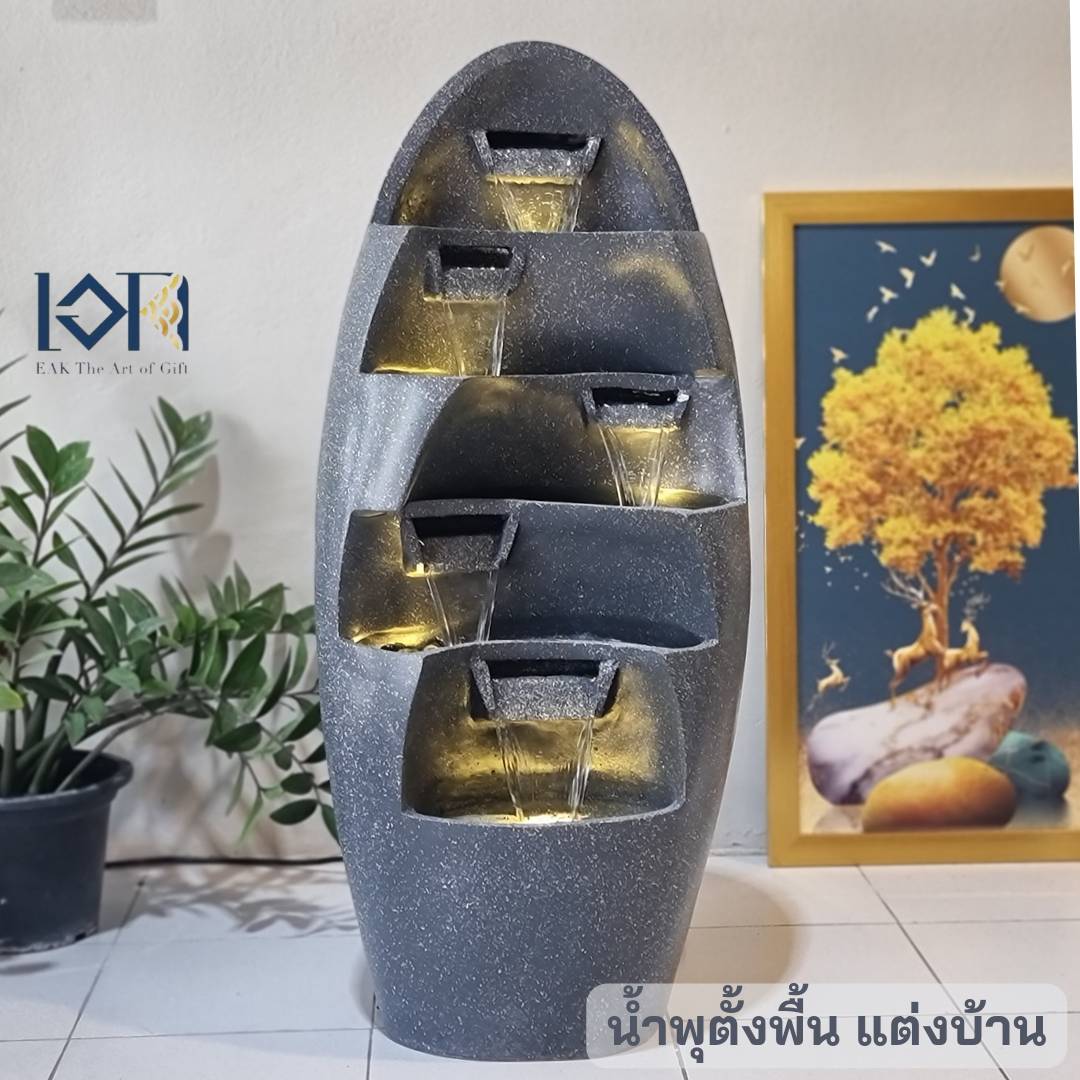 น้ำพุหน้าบ้านแต่งสวน รุ่น 230051 น้ำพุล้นแต่งสวนสวยๆ น้ำพุเสริมฮวงจุ้ยแต่งบ้าน