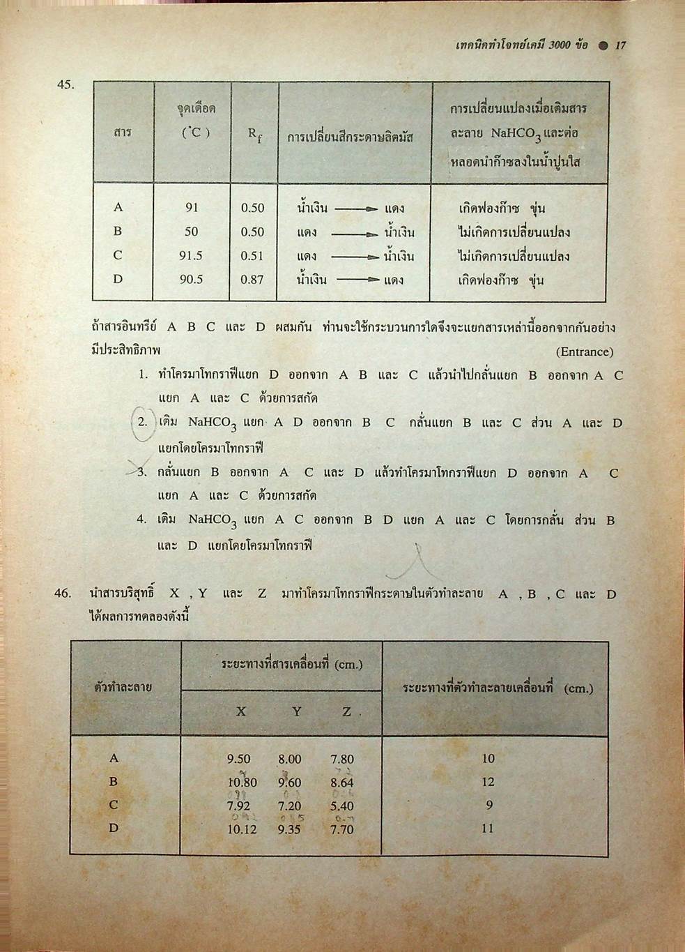 NEW CHEMISTRY TESTS FOR ENTRANCE., M4-5-6 เล่ม 1 เทคนิคตะลุยโจทย์เคมีเอ็นทรานซ์และม.4-5-6 3,000 ข้อ ให้ทันและถูก