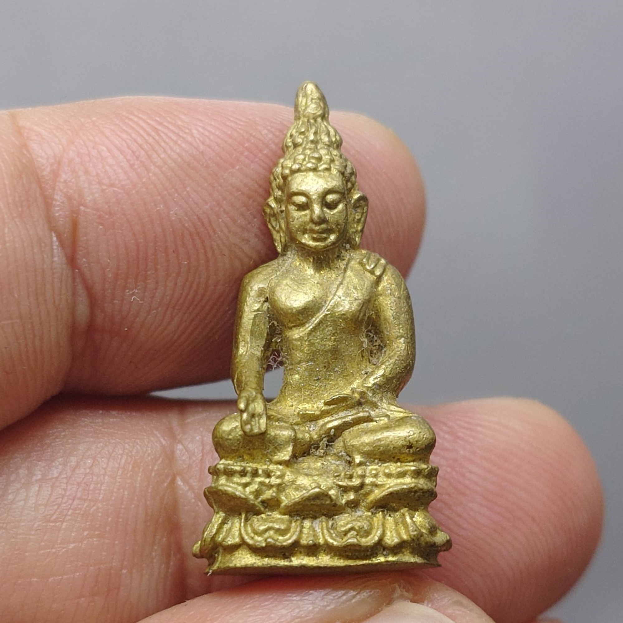 พระกริ่งไพรีพินาศ ญสส 80 พรรษา สมเด็จพระญาณสังวร สมเด็จพระสังฆราช เนื้อทองเหลือง วัดบวรนิเวศวิหาร ปี2536 พร้อมใบประกวด รางวัลที่3