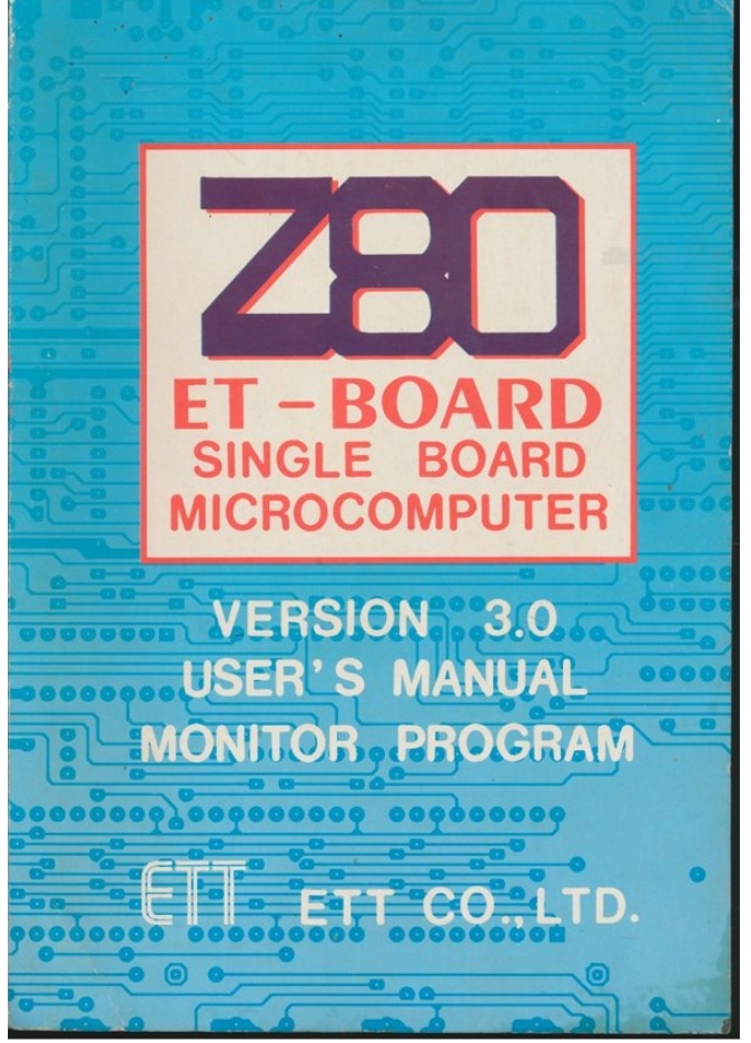 Z80 ET-BOARD VERSION 3.0