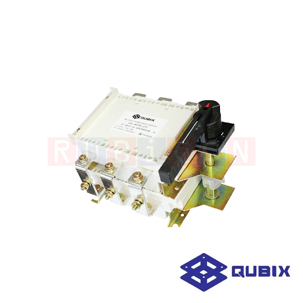 QUBIX HGL-200P3 สวิตช์สับเปลี่ยน 2 ทาง 3P 200A 100kW (MANUAL CHANGE OVER SWITCHES HGL Series)