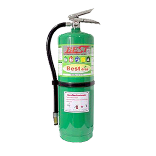 ถังดับเพลิงน้ำยา Best drop แบบยกหิ้ว ยี่ห้อ เบส 15 ปอนด์ มาตรฐาน มอก.