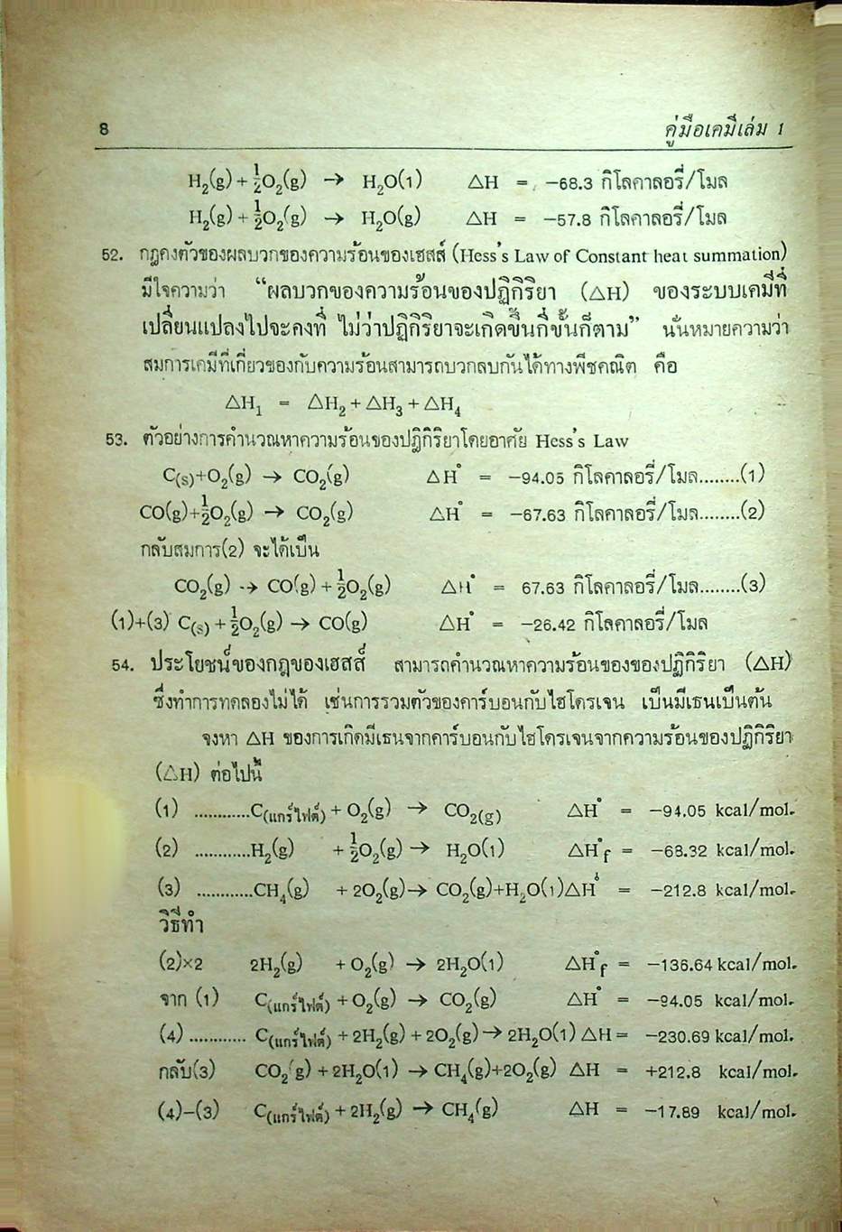 คู่มือ เคมี เล่ม 1 ฉบับเข้มข้น (ว.421)