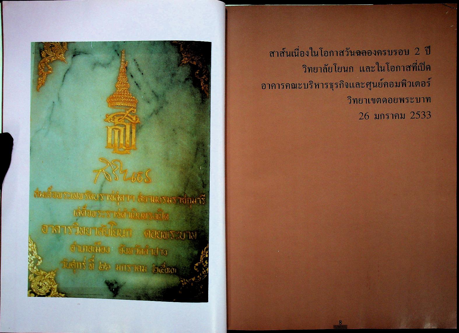 ที่รฤก วิทยาลัยโยนก 2533