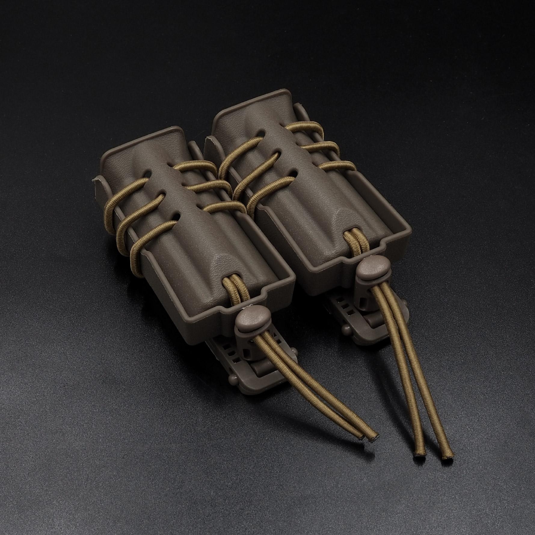 🇹🇭 1136 ไทยแลนด์ แทคติคอล ซองแม็กกาซีนคู่โพลิเมอร์ 9 mm. (Wosport) [ MG-66 ]