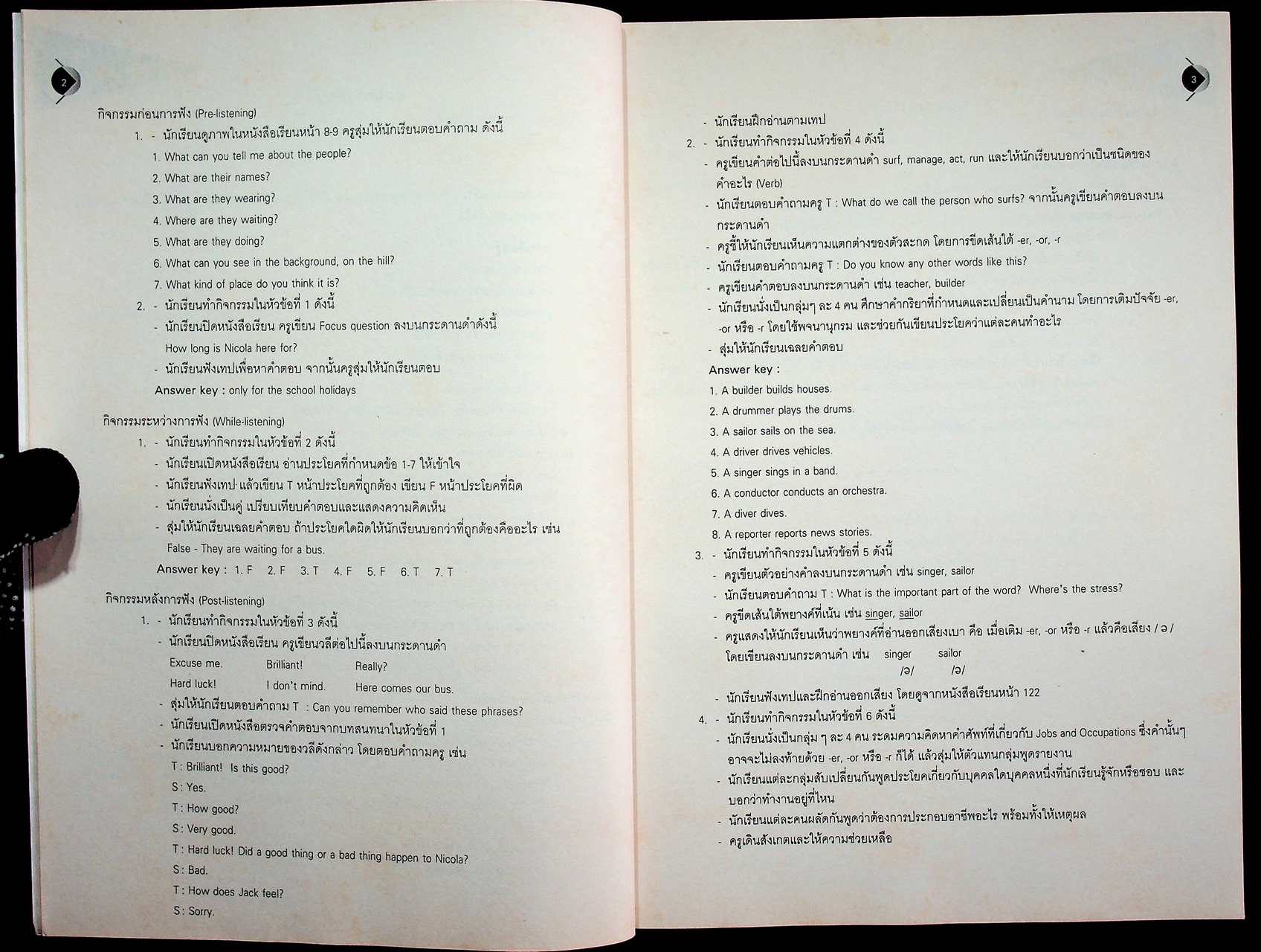แผนการสอน SNAPSHOT Pre-Intermediate รายวิชา อ 0111 - อ 0112 ภาษาอังกฤษหลัก 15-16 ระดับมัธยมศึกษาตอนปลาย