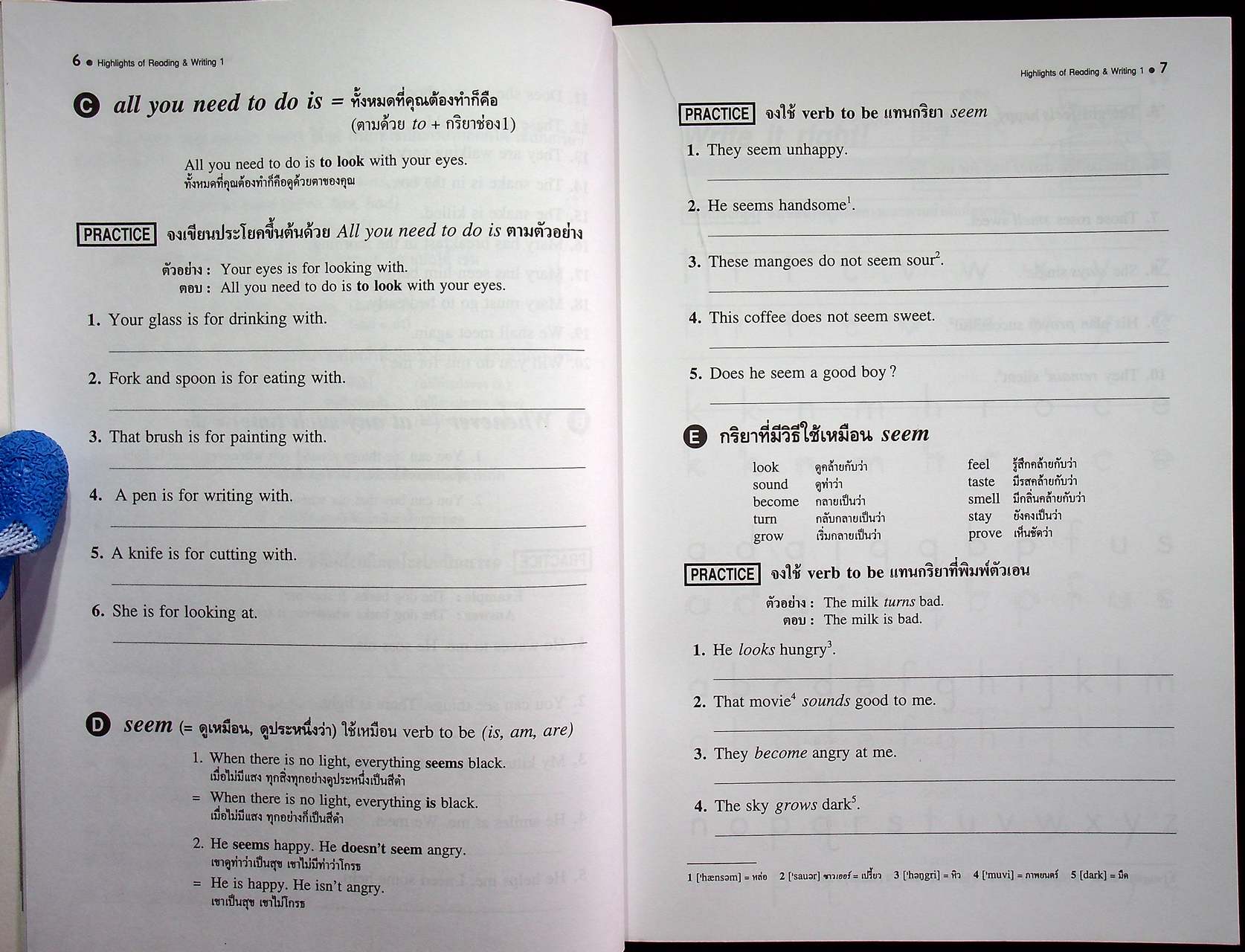 HIGHLIGHTS OF READING AND WRITING ชั้น ม.1-ม.6 (ครบชุด 6 เล่ม)