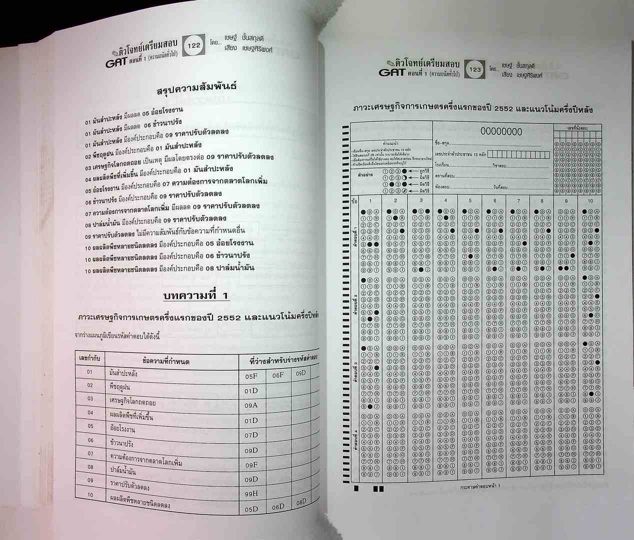 ติวโจทย์ เตรียมสอบ GAT ตอนที่ 1 (ความถนัดทั่วไป)