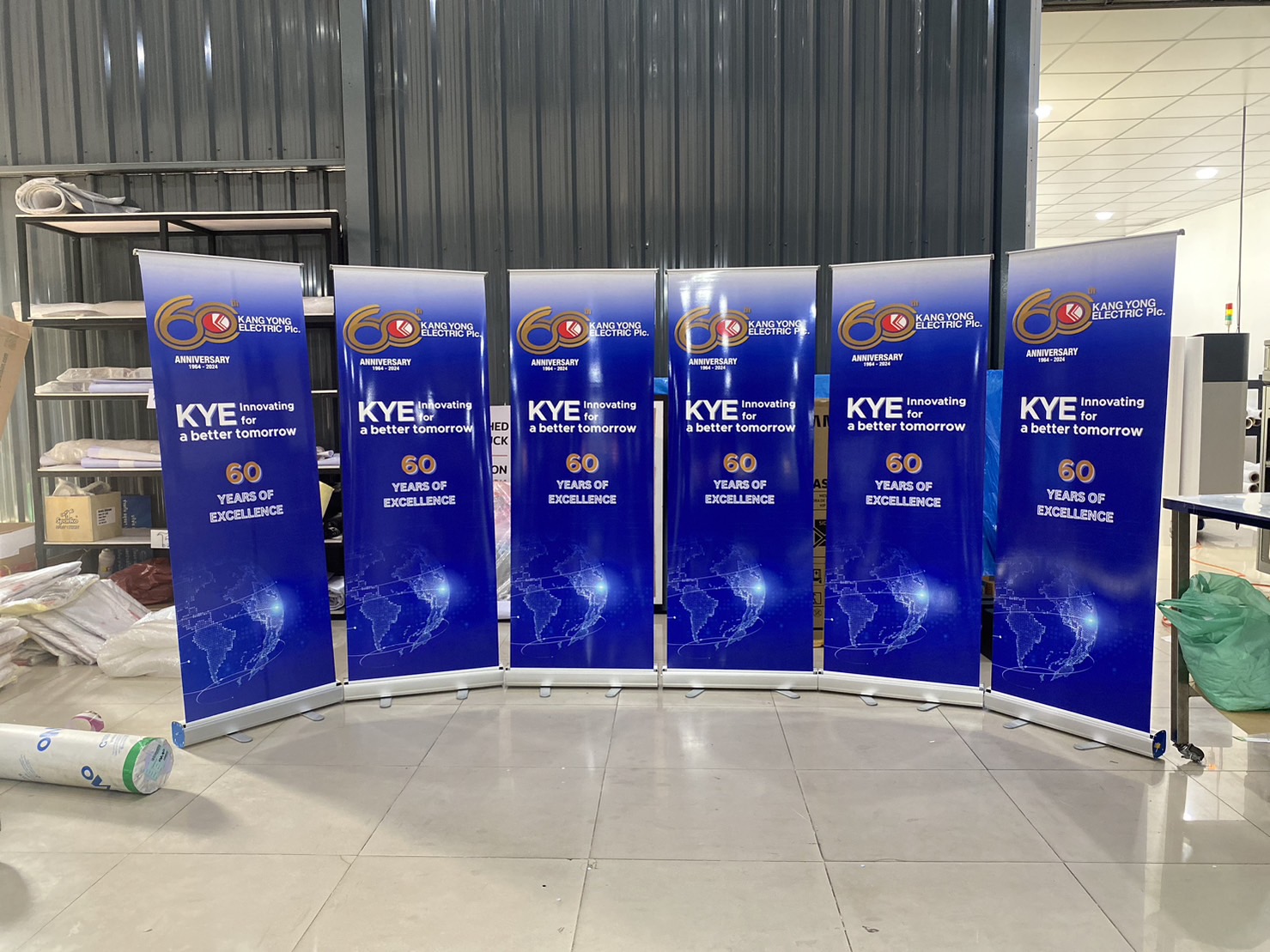 ป้ายโรลอัพ งานKANG YOUNG ELECTRIC PLC