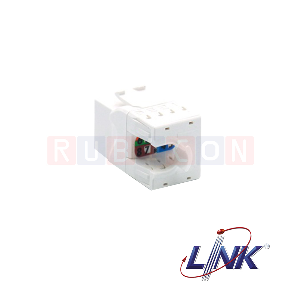 US-1005SC1 CAT5E RJ45 COLORFUL JACK,SLIM, WHITE LINK