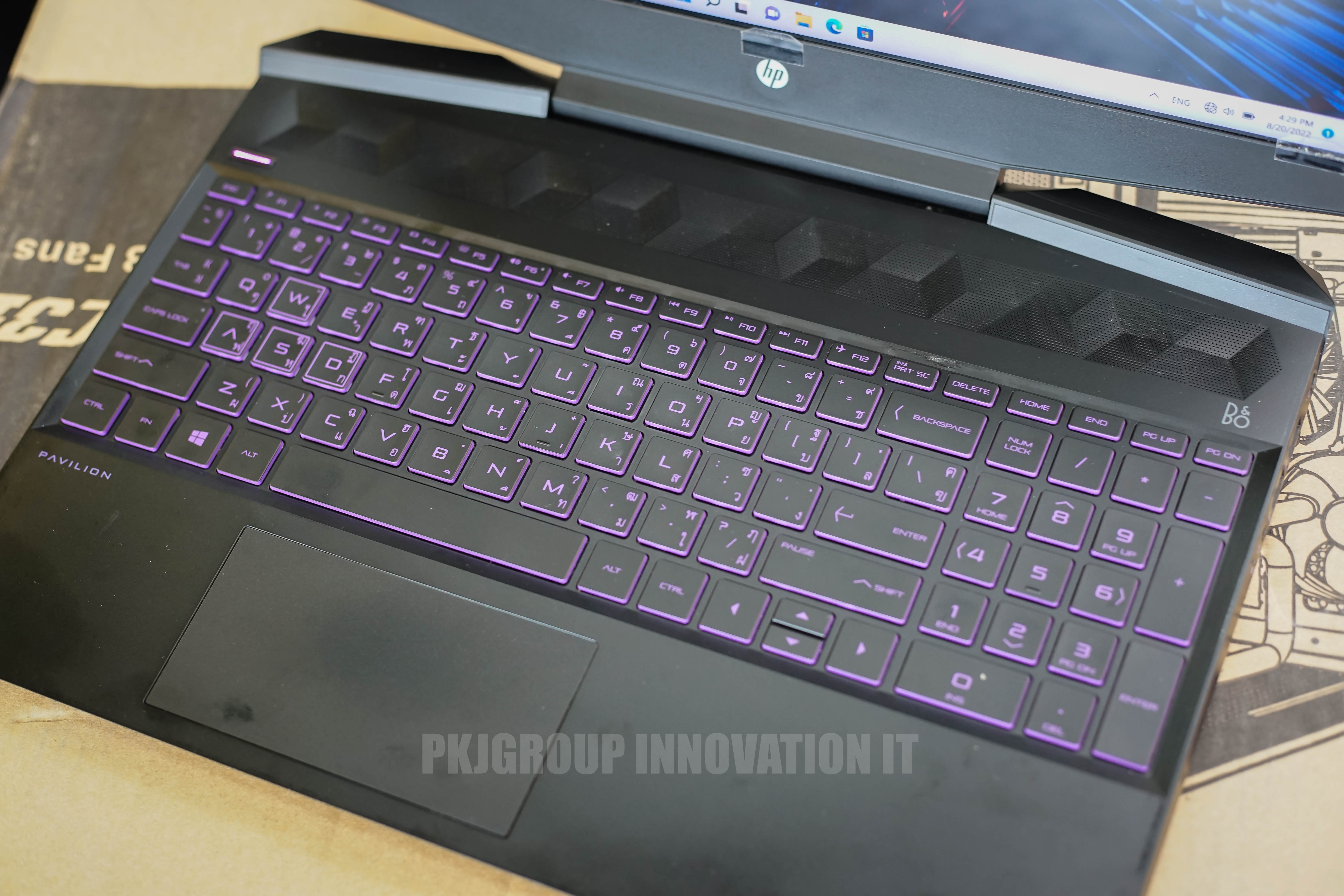 โน๊ตบุ๊คมือสอง HP Pavilion 15-dk0146TX Intel core i5-9300H RAM 16 GB SSD 250 GB GTX1650