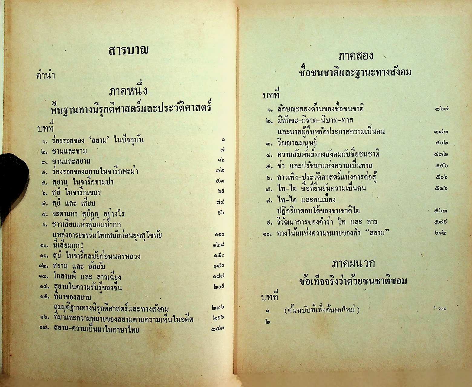 ความเป็นมาของคำสยาม ไทย ลาว และขอม และลักษณะทางสังคมของชื่อชนชาติ
