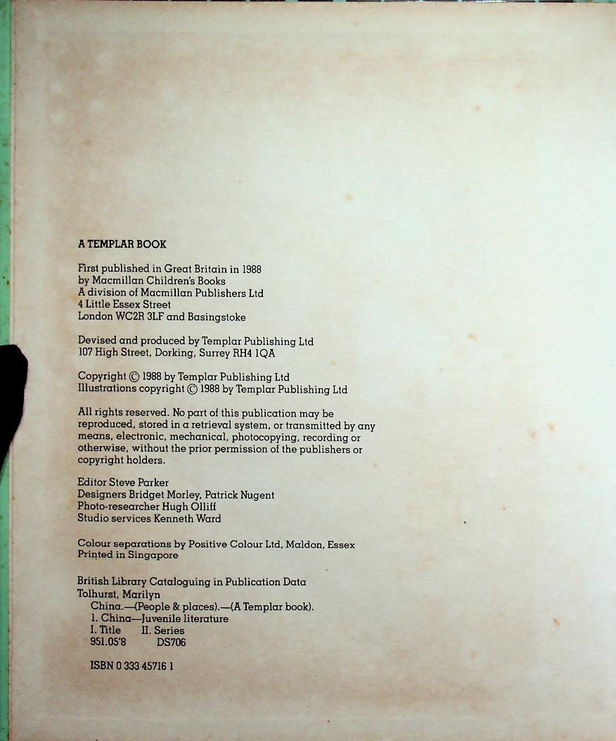 PEOPLE & PLACES China