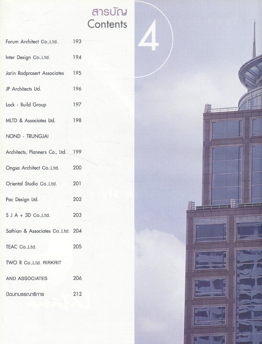 อาคารฉบับพิเศษ 25 บริษัทสถาปนิก Prominent Architectural Firms