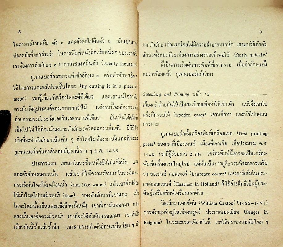 คู่มือ Who Did It First? หนังสือกำหนดอ่าน อ.421 Reading 1
