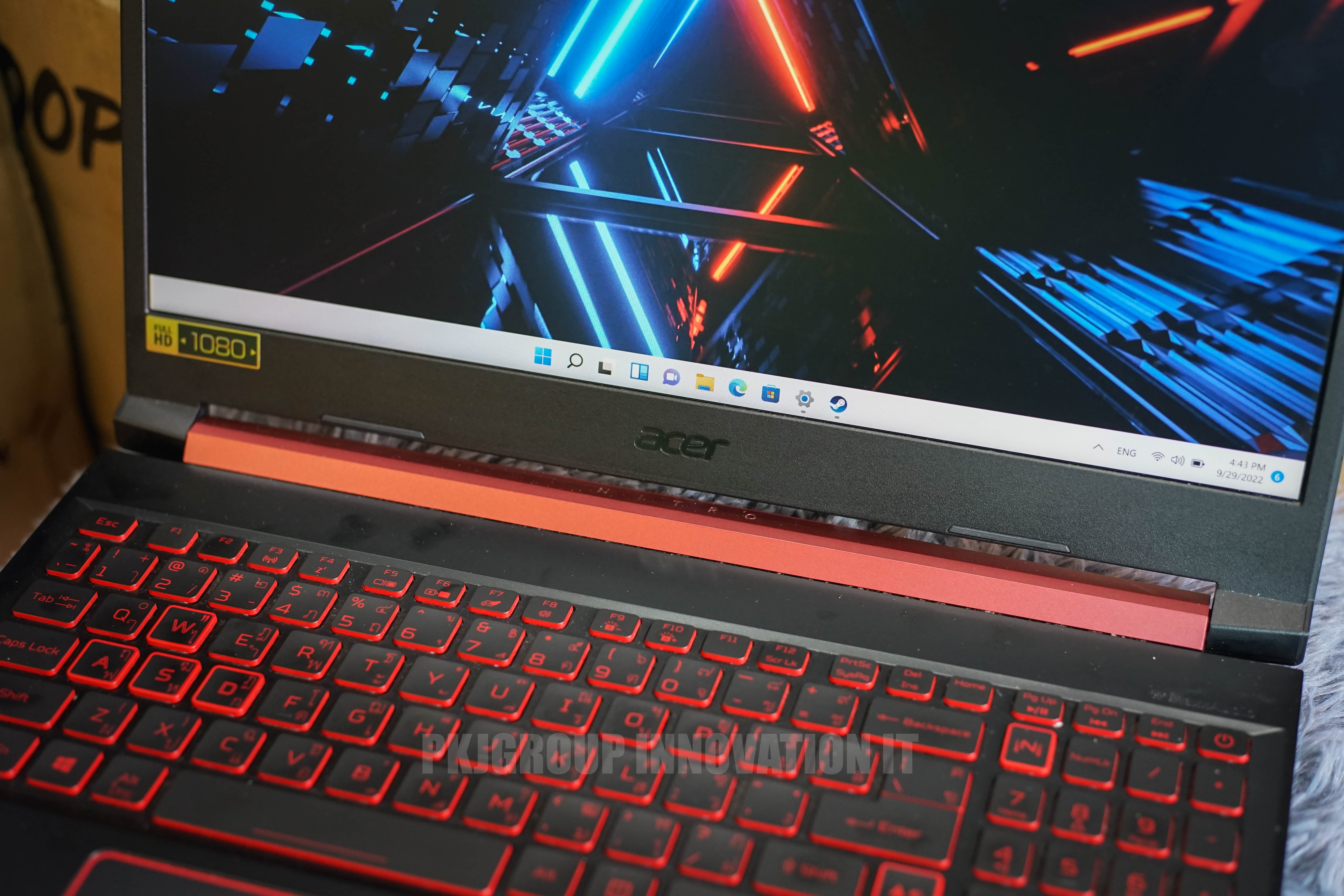 โน๊ตบุ๊คเล่นเกมมือสอง Acer Nitro 5 i5-9300H RAM 8 GB SSD 512GB อัพมาเพิ่ม NVIDIA GTX1650