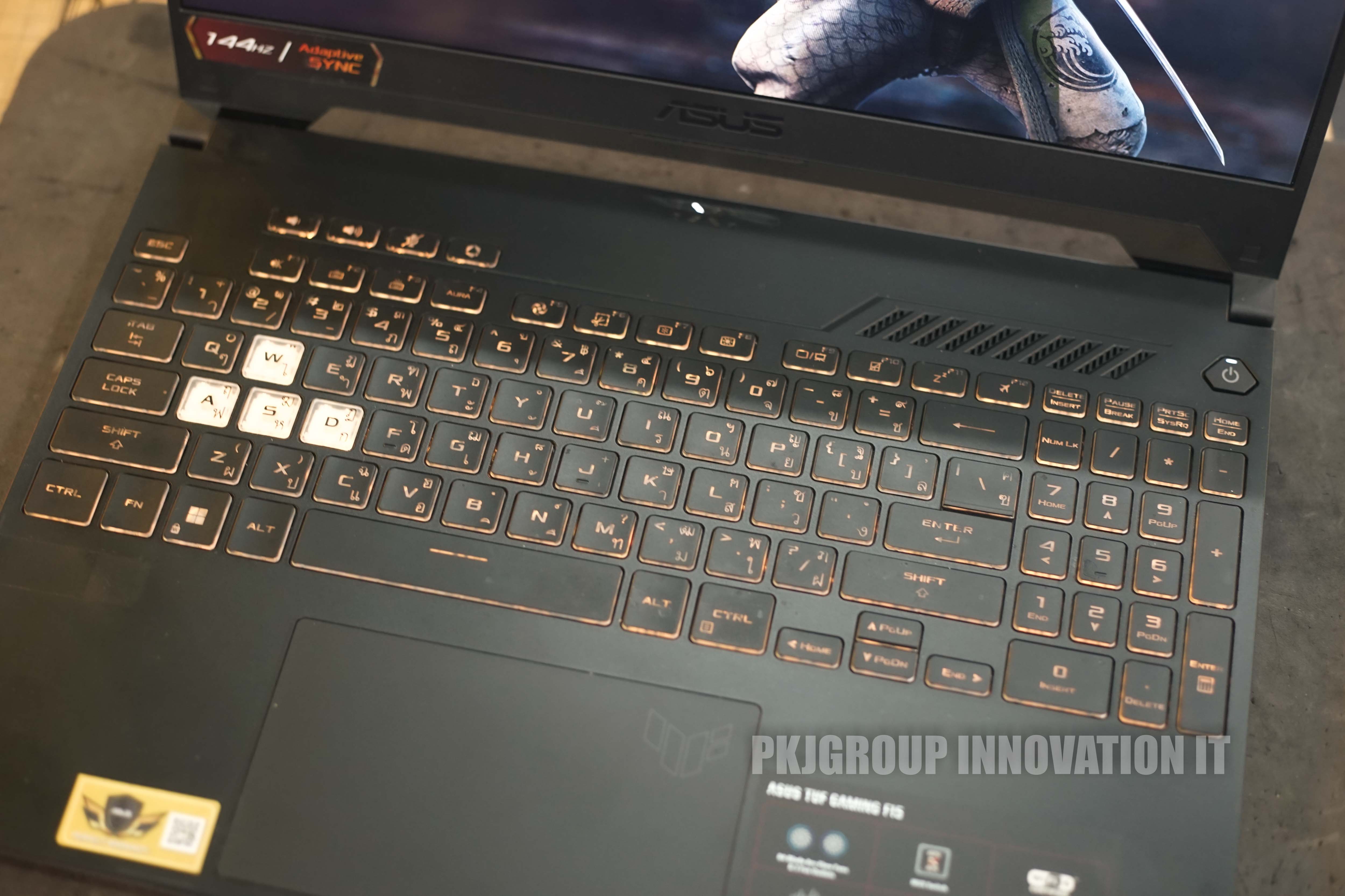 โน๊ตบุ๊คเล่นเกมมือสอง Asus Tuf FX507ZC4-HN002W i7-12700H RAM 16 GB SSD 512GB RTX3050 15.6" 144Hz (เครื่อง 2)